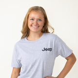 Jeep USA T-Shirt in Heather Grey