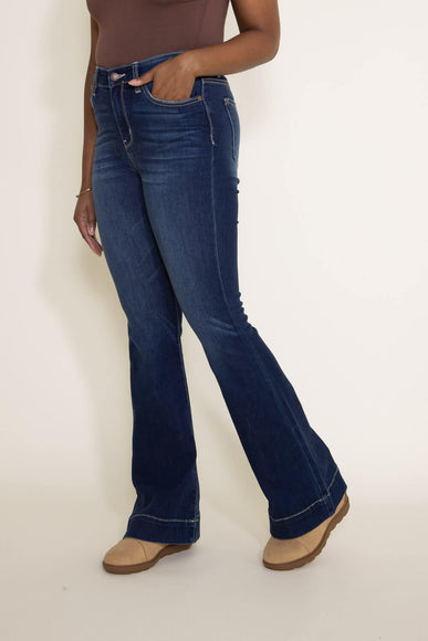 Judy Blue High Rise Trouser Flare Jeans for Women