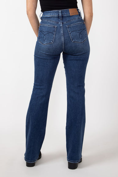 Judy Blue Embroidered Back Pocket Bootcut Jeans for Women
