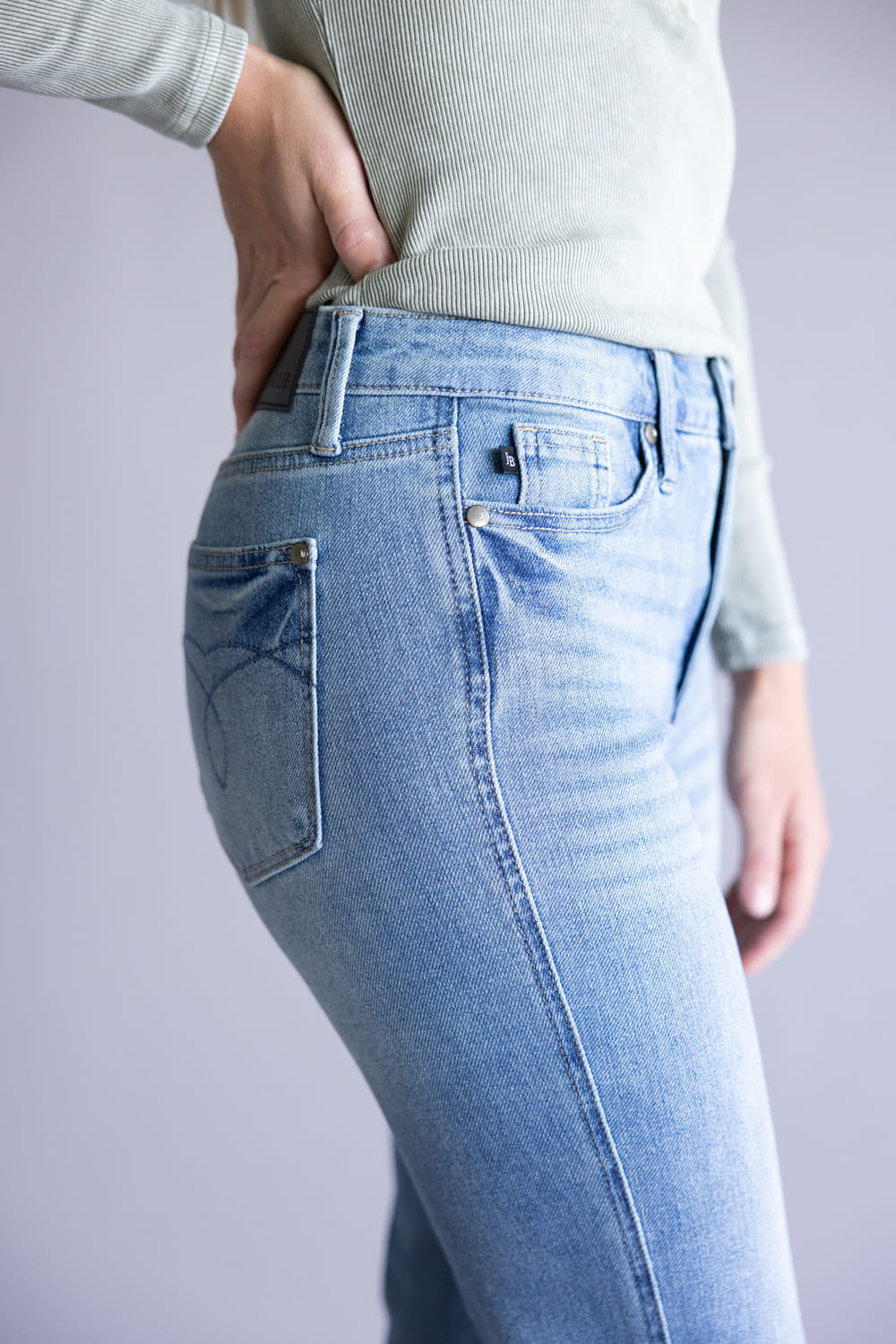 Judy Blue Mid-Rise Slim Bootcut Jeans for Women