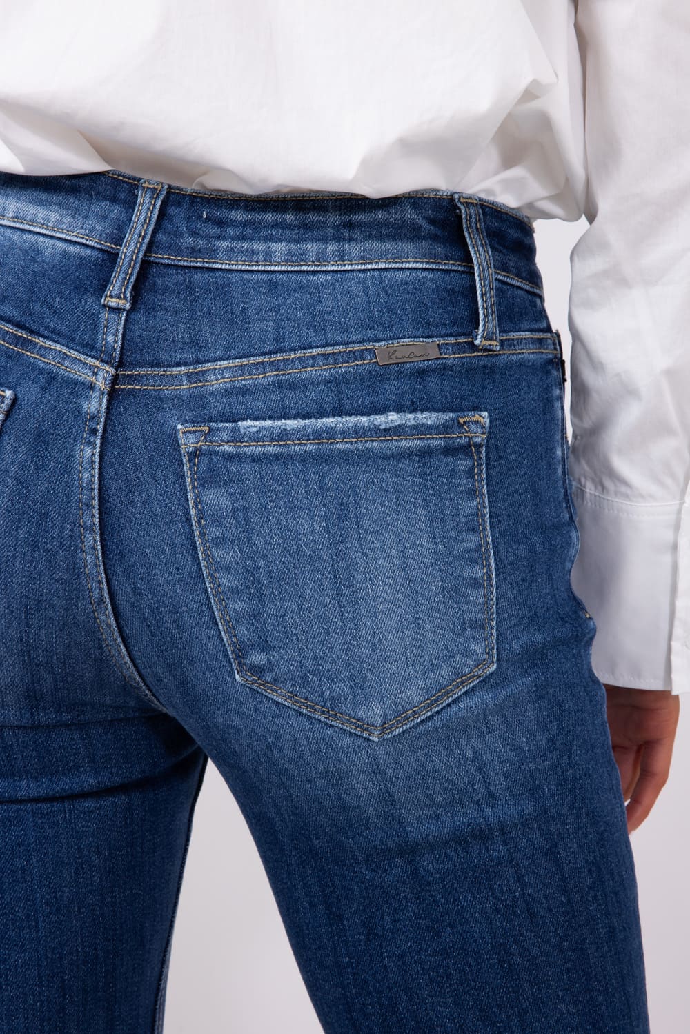 KanCan Mid Rise Flare Petite Jeans for Women