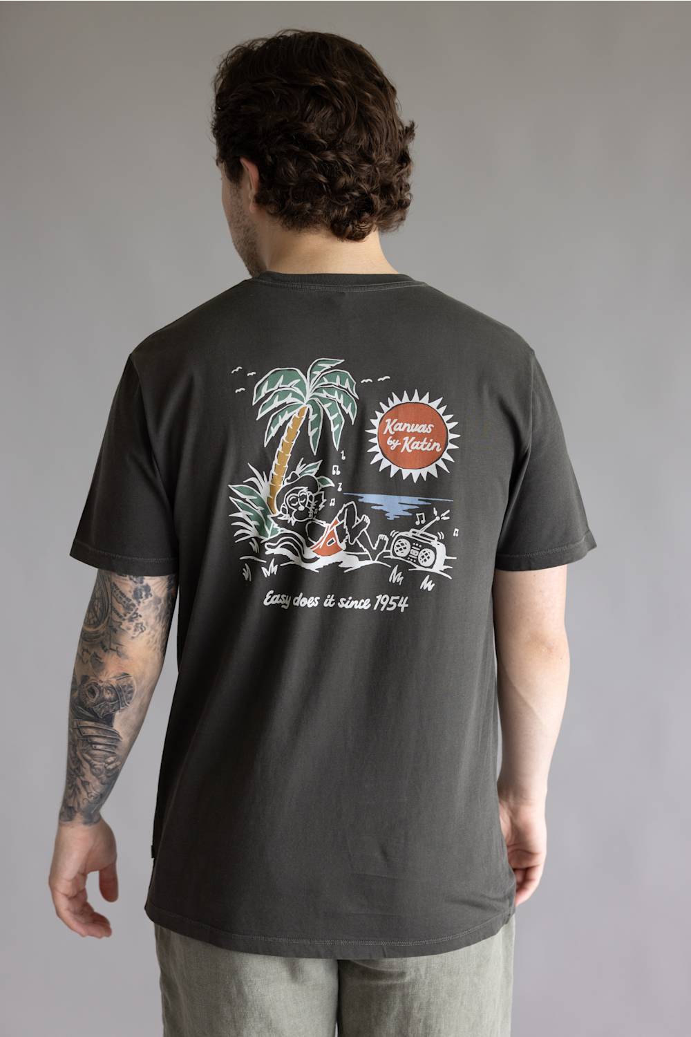 Katin Ramblin T-Shirt for Men in Lead 