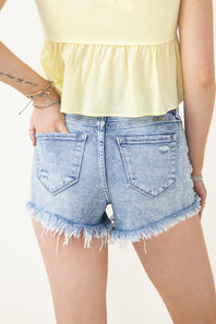 KanCan x Glik's Best Friend Medium Wash Shorts for Women