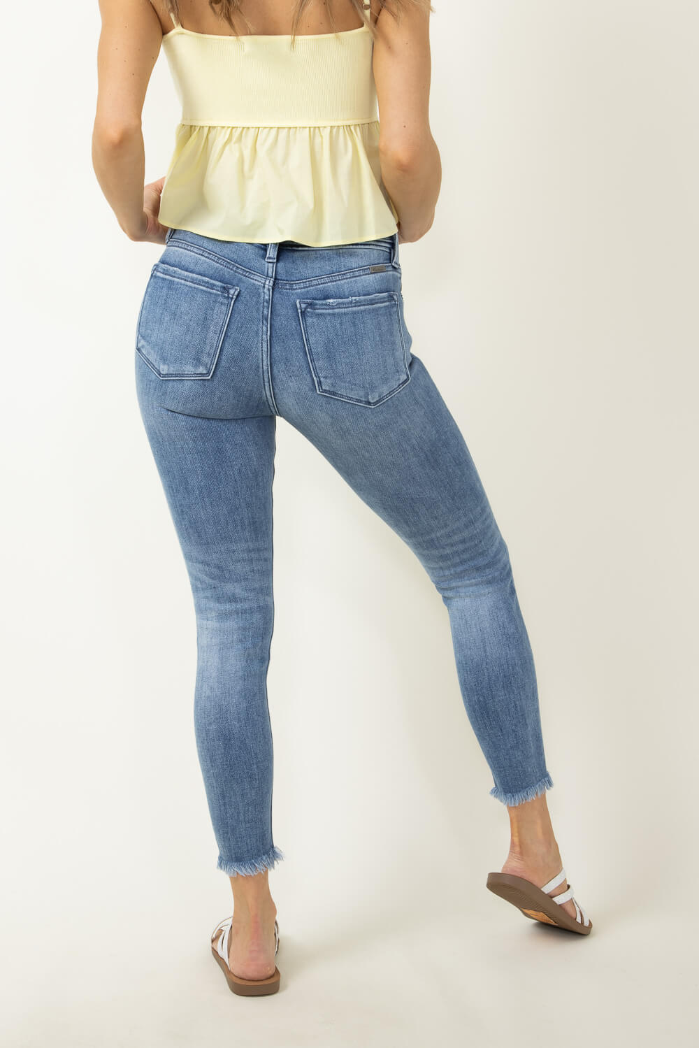 KanCan Silvanna Mid Rise Ankle Skinny Jeans for Women