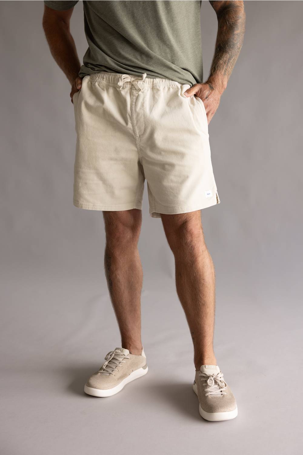 Katin Cord Local Shorts for Men in Birch Silver