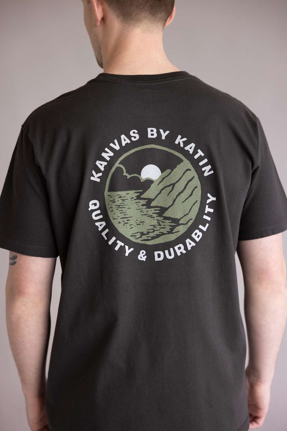 Katin Sur T-Shirt for Men in Black Wash