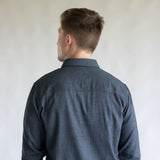 Kuhl Descendr Flannel Shirt for Men in Deep Abyss | 7244-DEEPABYSS