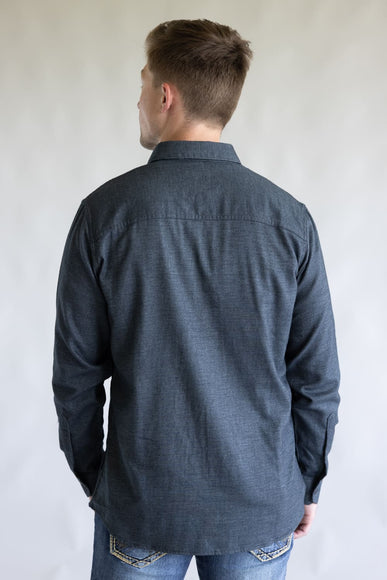 Kuhl Descendr Flannel Shirt for Men in Deep Abyss | 7244-DEEPABYSS