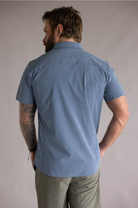 Kuhl Optimizr Button Up Shirt for Men in Endless Sea