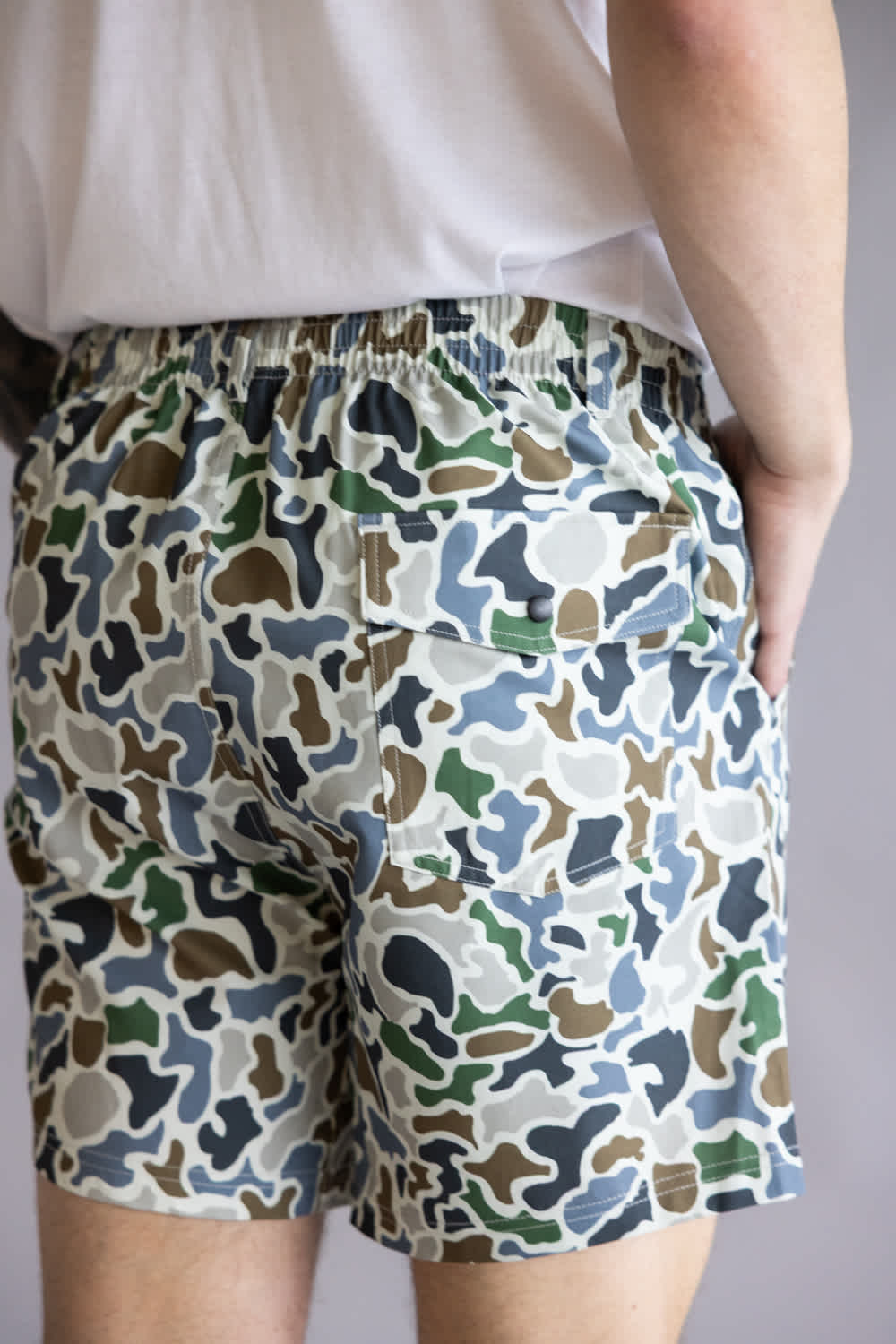Local Boy Volley Hybrid Shorts for Men in Camo