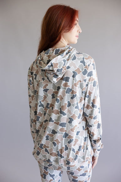 Local Girl Hemlock Hoodie for Women in Flora Camo