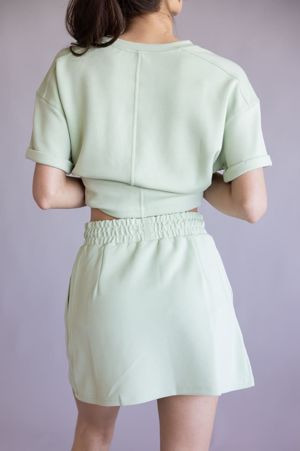 Simply Southern Lounge Wrap Skirt for Women in Sage