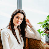 Basic Long Sleeve Top for Women in Oatmeal