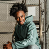 Carhartt Logo Sleeve Hoodie for Men in Teal