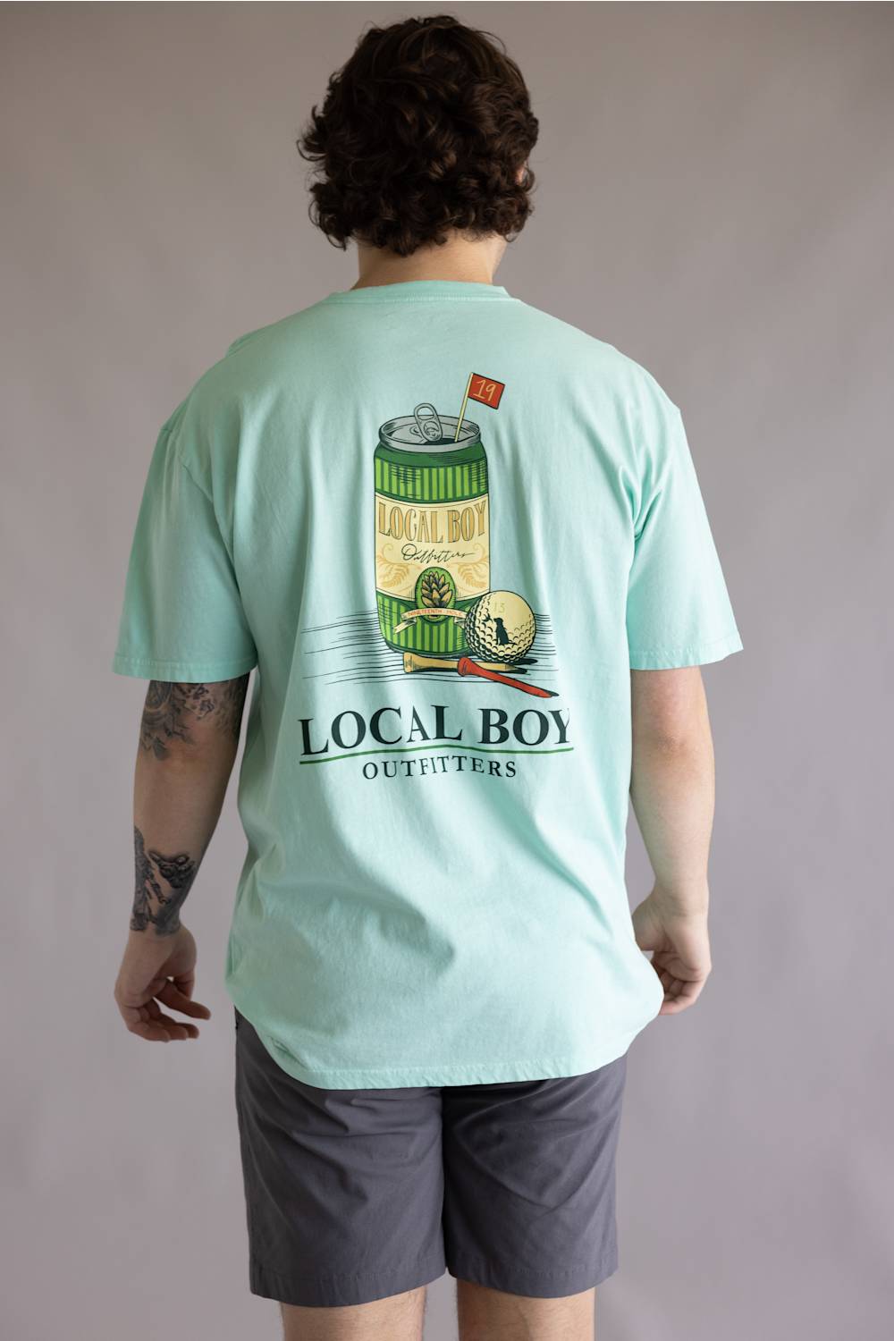 Local Boy 19th Hole T-Shirt for Men in Blue