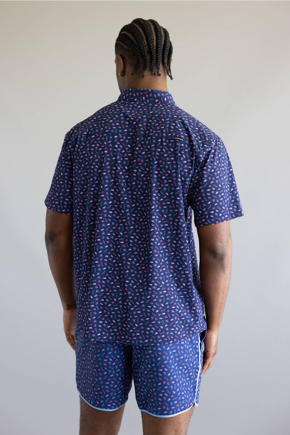 Local Boy USA Low Country Button Down for Men in Navy