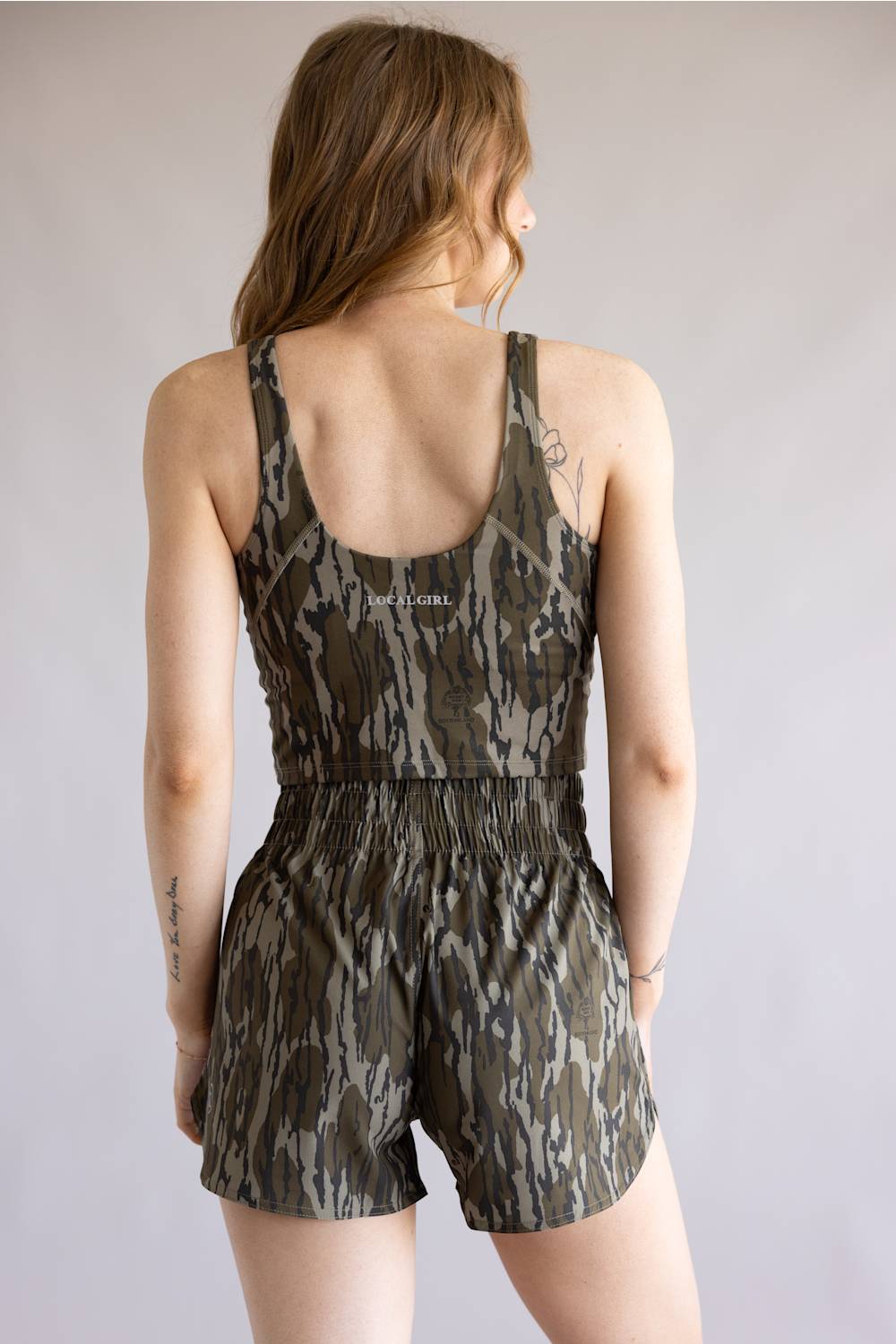 Local Girl Tank Top for Women in Bottomland Camo