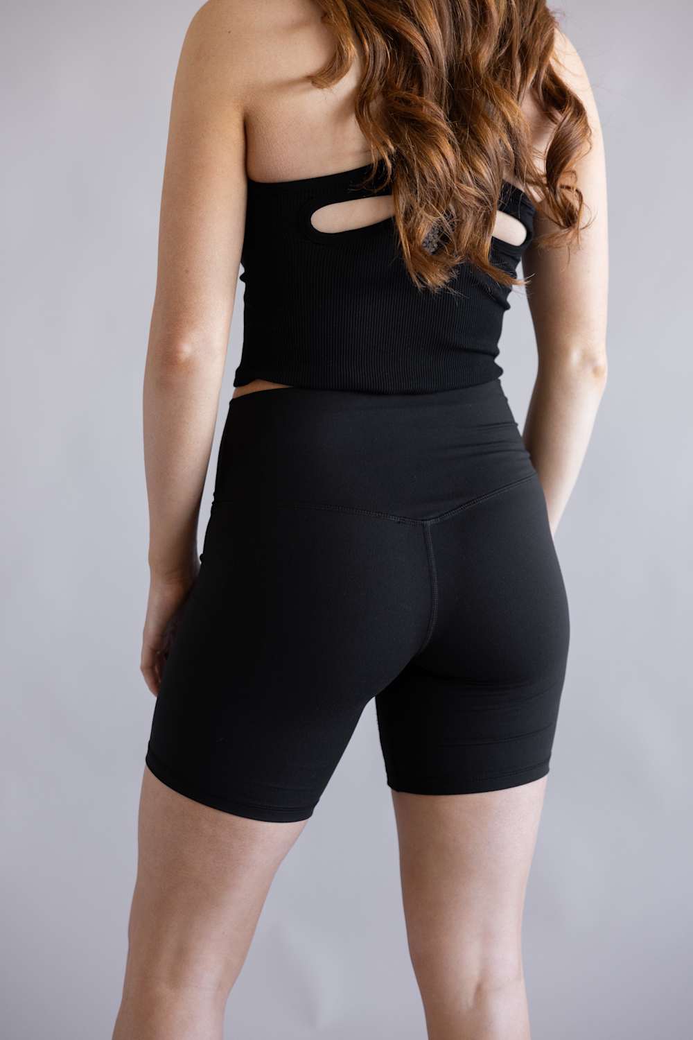 Love Tree Biker Shorts for Women in Black | 60137PN-BLACK – Glik's