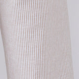 Love Tree Pinstripe Drawstring Linen Pants for Women in Khaki