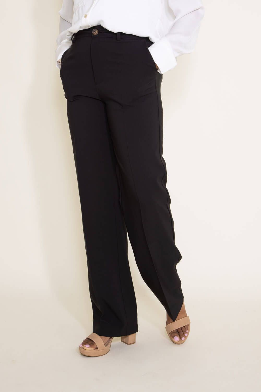 Office Women Trouser Pants Tapered Satin Ankle-length Casual Summer  Workwear New | eBay