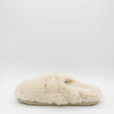 Beach by Matisse Portland Fuzzy Slippers for Women in Natural