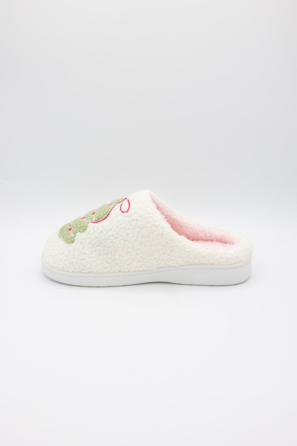  MIA Cozi Christmas Tree Slippers for Women in White