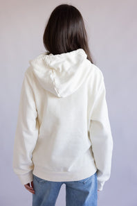 The North Face Midnight Ember Hoodie for Women in White Dune