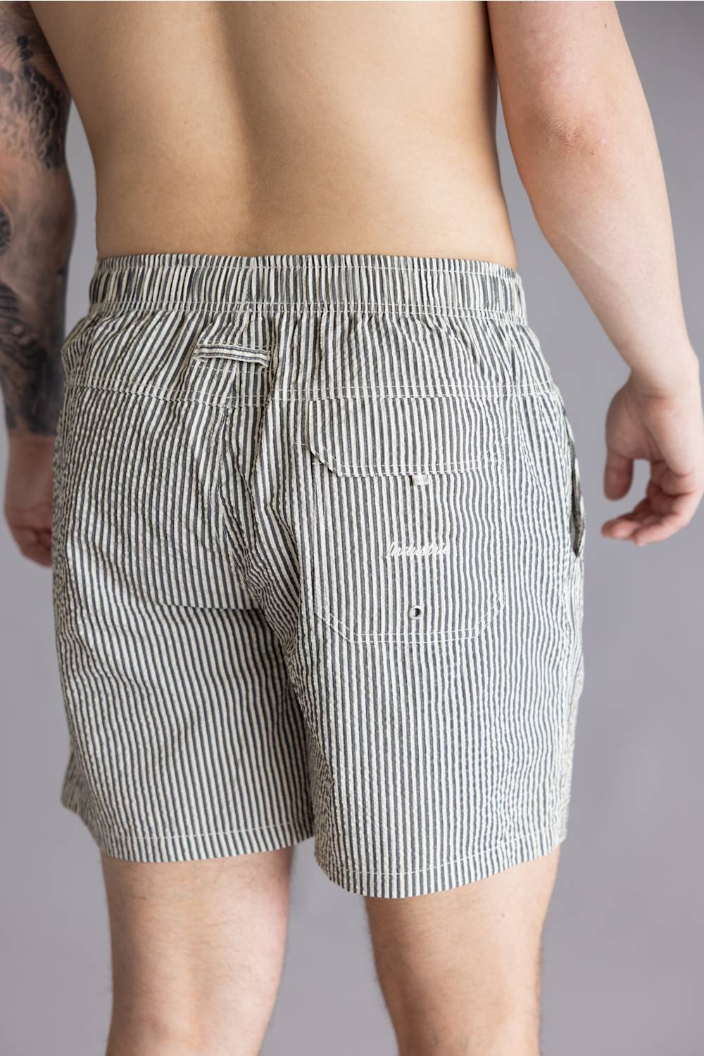 Industrie Coressia Swim Trunks for Men in Dark Sage