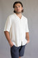 Siracusa Button Up Shirt for Men in Egg Shell