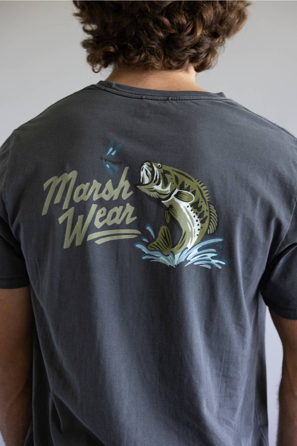 Marsh Wear Heritage Bass T-Shirt for Men in Shadow