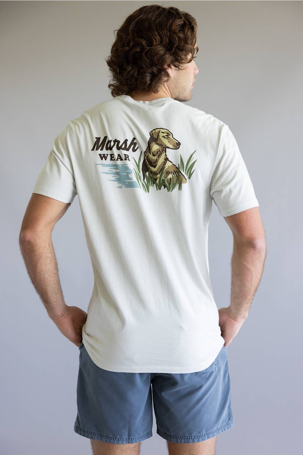 Marsh Wear Heritage Lab T-Shirt for Men in Rock