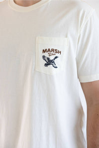 Marsh Wear High Flyer T-Shirt for Men in Vintage White | MWT1107-VWHT-VINTAGE WHITE