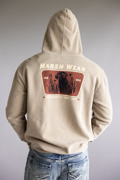 Marsh Wear Lookout Hoodie for Men in Light Brown