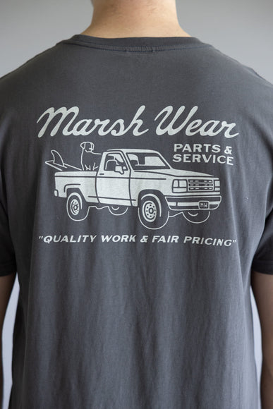 Marsh Wear Parts & Service T-Shirt for Men in Ash Grey
