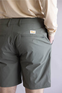 Marsh Wear Prime 8” Shorts for Men in Fossil