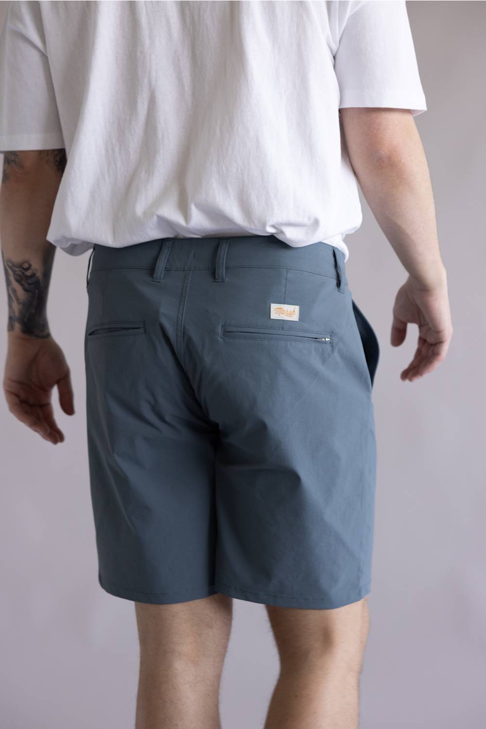 Marsh Wear Prime 8” Shorts for Men in Goblin Blue