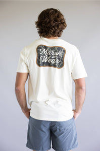 Marsh Wear Roadside Logo T-Shirt for Men in White