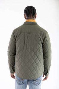 Marsh Wear Saluda Puff Shacket for Men in Grape Leaf | MWJ17-GPLF-LEAF