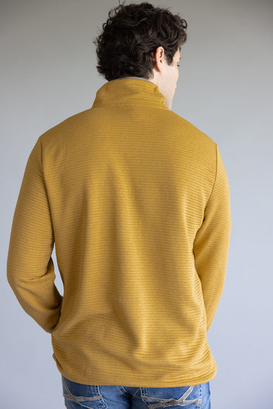 Marsh Wear Sullivan ¼ Zip Pullover for Men in Yellow Gold