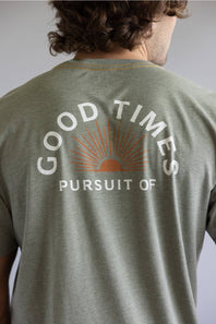 Marsh Wear Sunup T-Shirt for Men in Fossil Heather