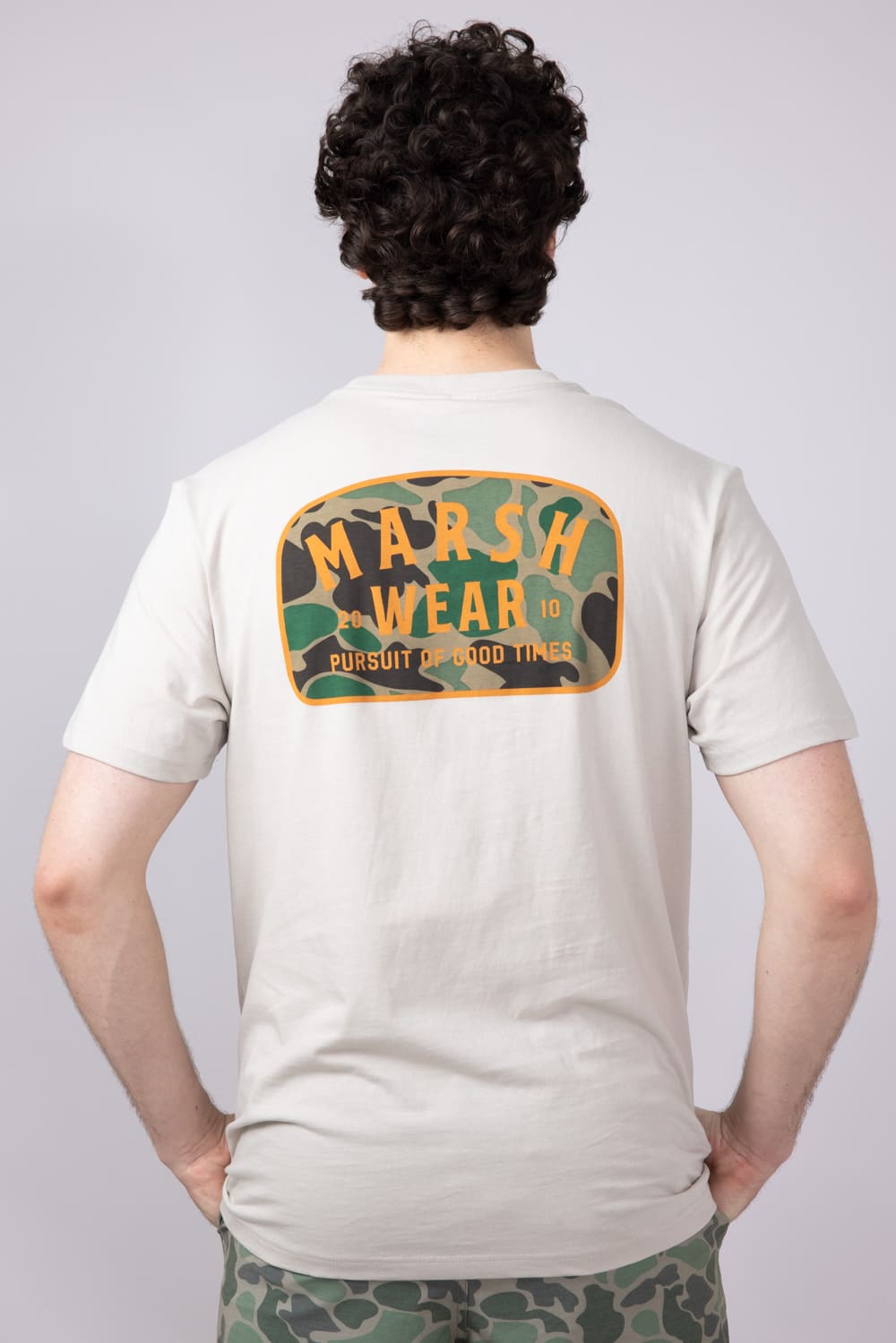 Marsh Wear Alton Camo T-Shirt for Men in Stone