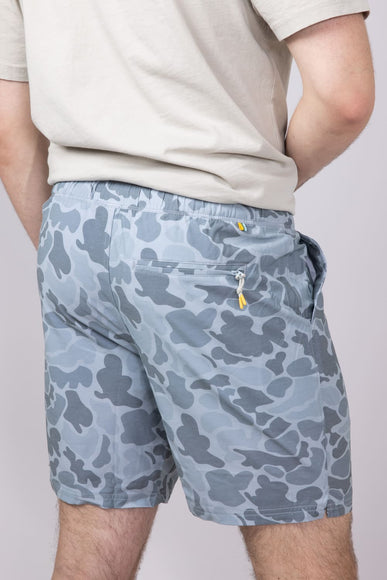Marsh Wear Fulton Volley 8” Shorts for Men in Grey Mallard Camo