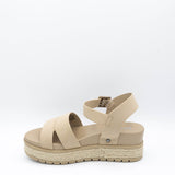 MIA Evana Rope Platform Sandals for Women in Brown