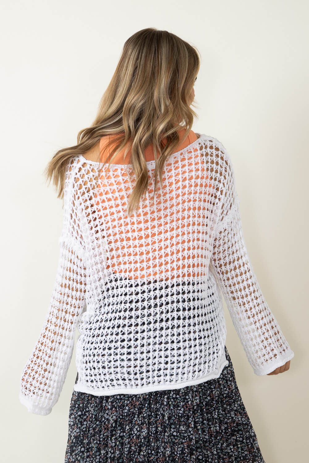 Miracle Crochet Sweater for Women in White F118 IVORY Glik s