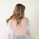 Miracle Crochet Sweater for Women in White