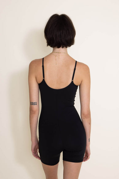 Mono B Sleeveless Romper for Women in Black