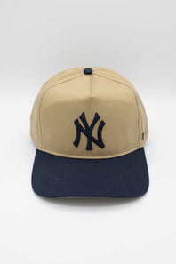 '47 New York Yankees Clean Up Hat in Khaki and Navy