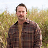 North River Lined Shirt Jacket for Men in Brown
