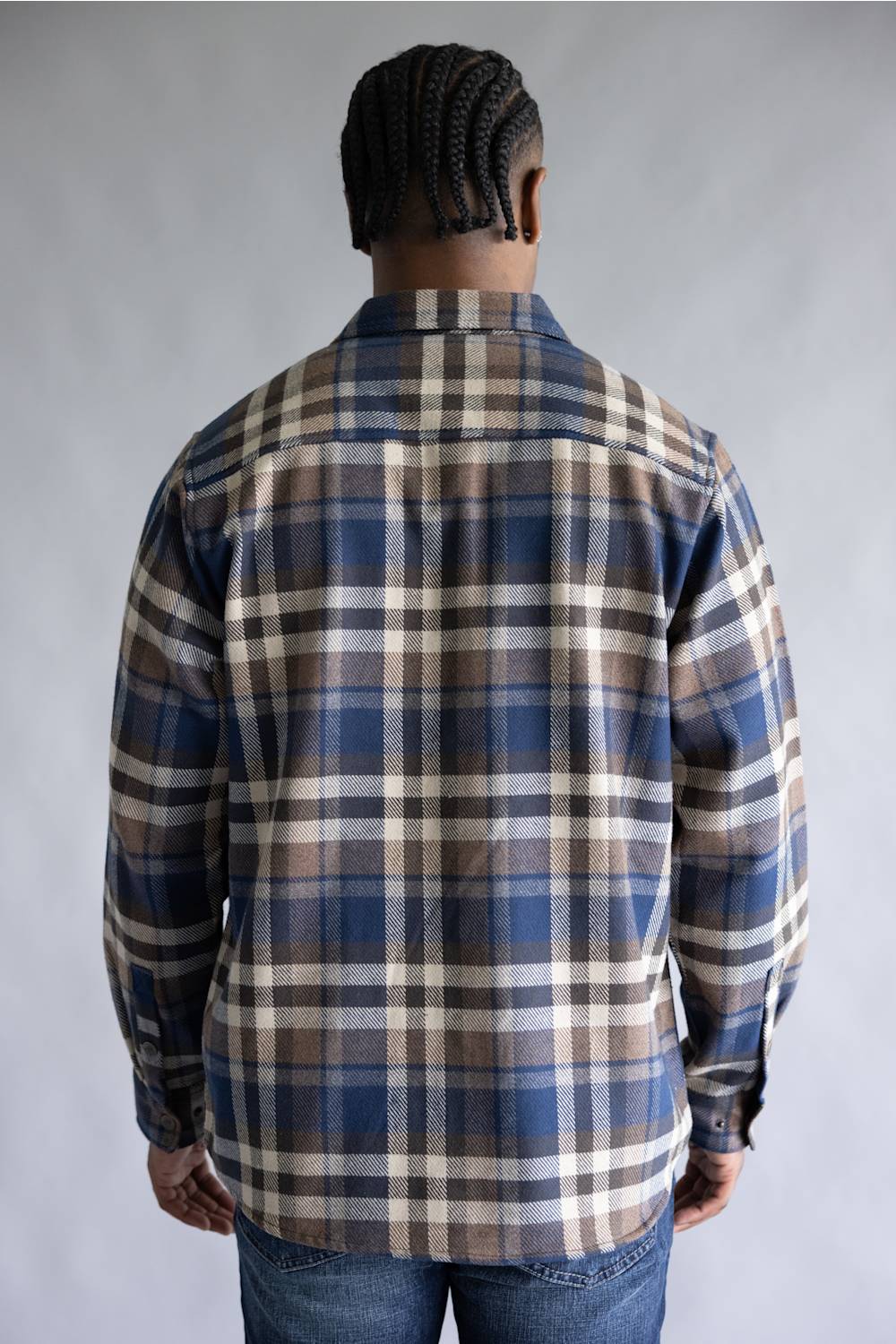 North River Twill Shacket for Men in Barn | NRM8078-BARN