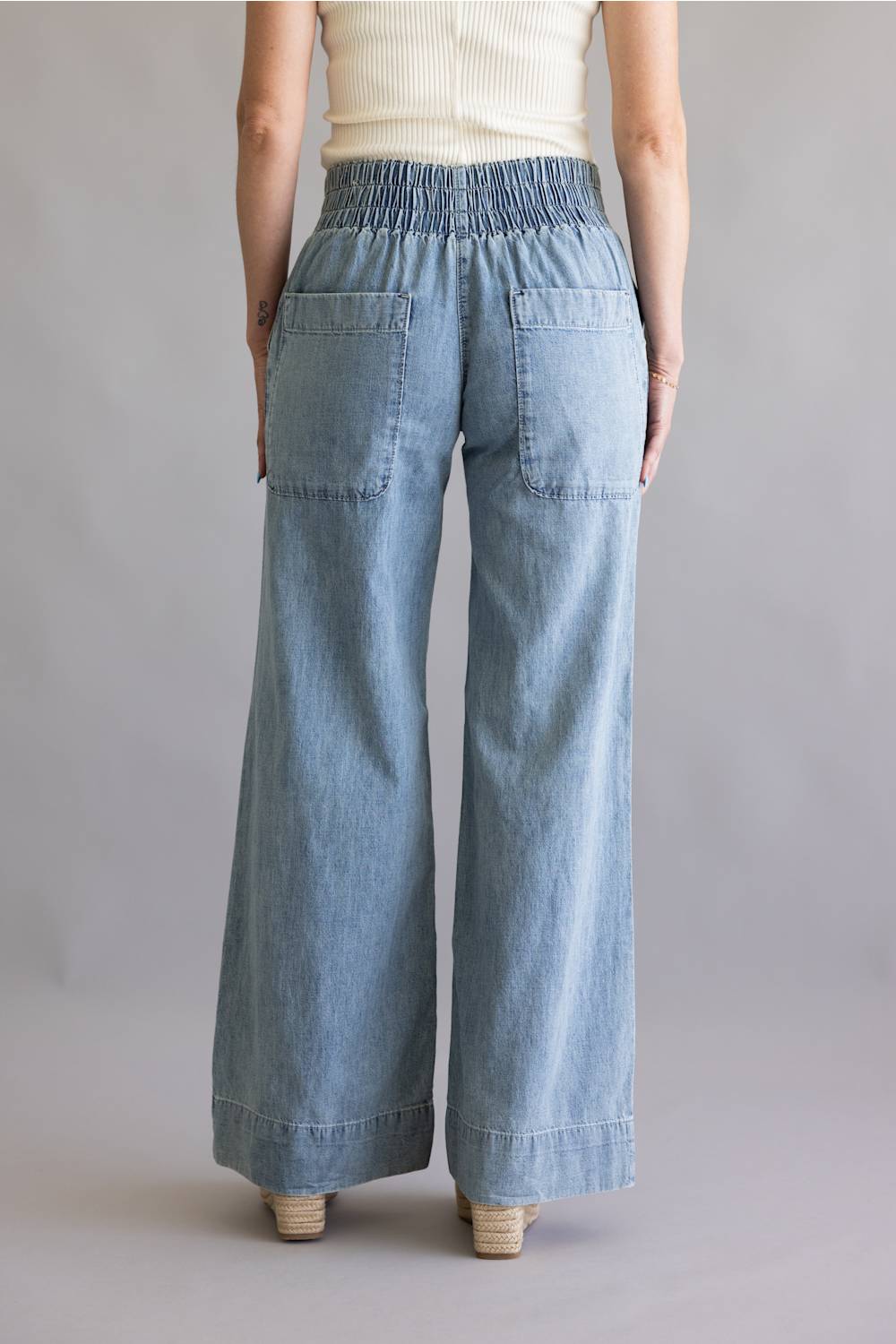 Free People We The Free Breezy Denim Pull-On Jeans for Women